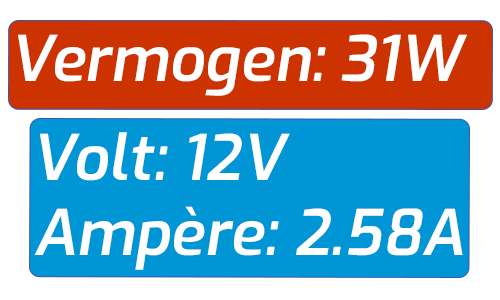 Surface 31W 12V 258A Output